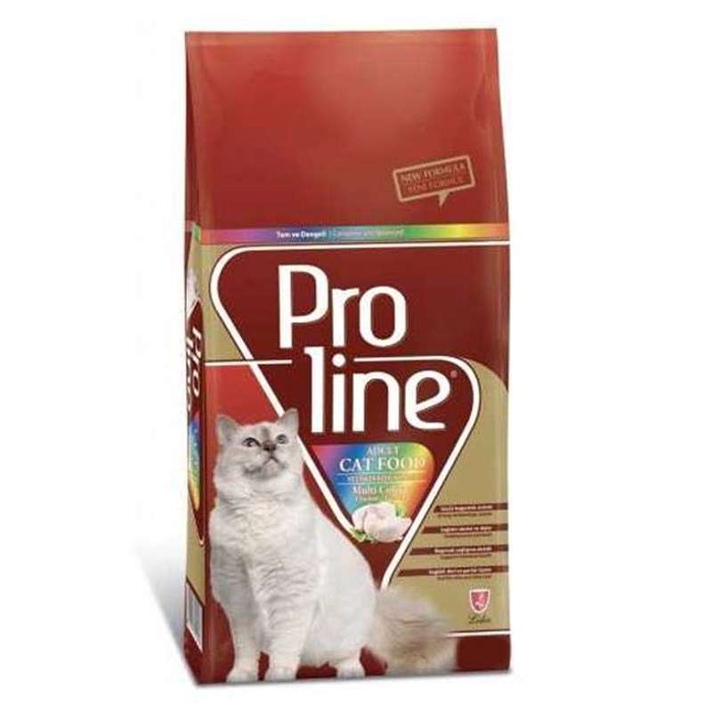 pro line multi colour kedi maması 