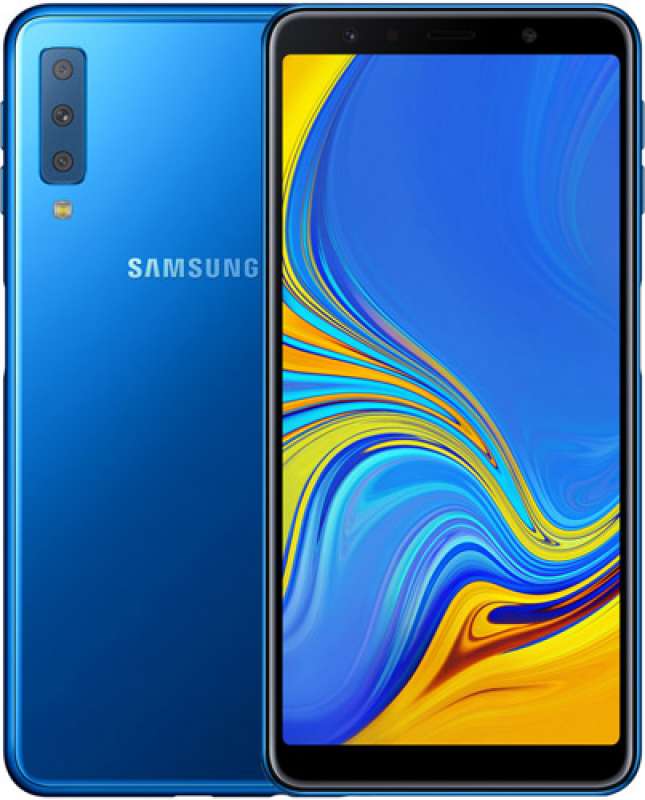 samsung galaxy a7 2018 64gb mavi cep telefonu 