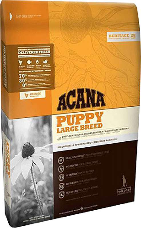 acana heritage puppy large breed 17 kg büyük irk tahılsız yavru köpek maması 