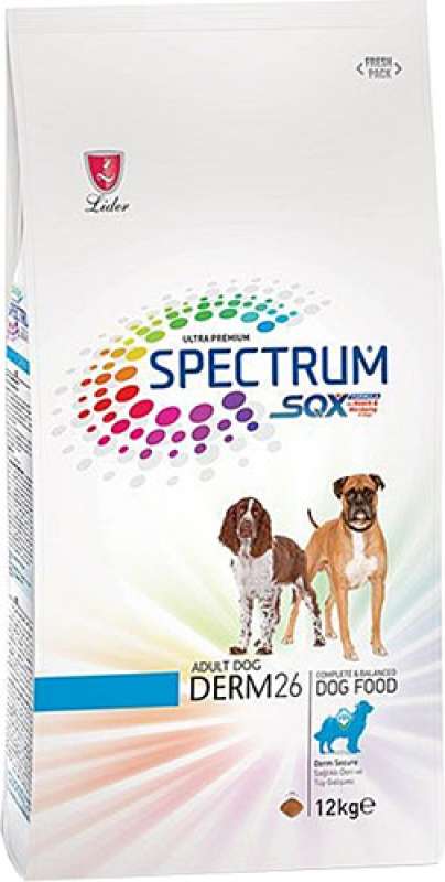 spectrum derm 26 12 kg yetişkin köpek maması 
